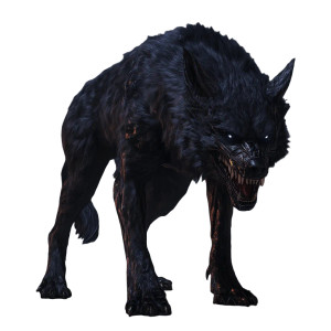 Ironjaw Worg Vinyl Car Decal Sticker – Waterproof & UV-Resistant 8"