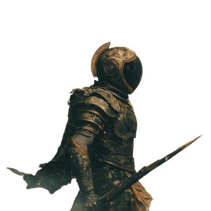 Dreamy Space Gladiator Vinyl Car Decal Sticker – Waterproof & UV-Resistant 8"