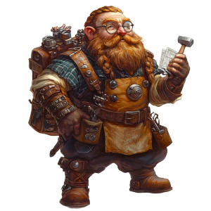 Dwarf Inventor Vinyl Car Decal Sticker – Waterproof & UV-Resistant 8" Dwarf Inventor Vinyl Car Decal Sticker – Waterproof & UV-Resistant 8"