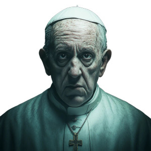 Techno Papst Vinyl Car Decal Sticker – Waterproof & UV-Resistant 8"