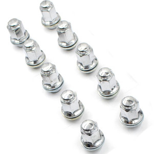 Coyote Chrome Plated Lug Nuts | Mag Shank Design, Corrosion Resistant, Set Of 10