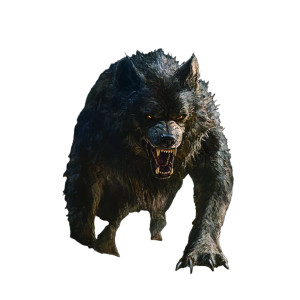 Dark Horror Werewolf Vinyl Car Decal Sticker – Waterproof & UV-Resistant 8"