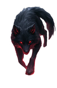 Dark Fantasy Wolf V4 Vinyl Car Decal Sticker – Waterproof & UV-Resistant 8"