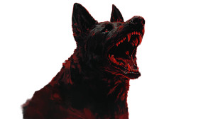 Scary Barking Hound Vinyl Car Decal Sticker – Waterproof & UV-Resistant 8"