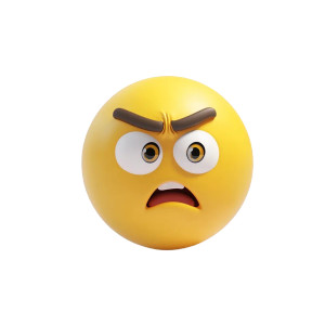 Unimpressed Emoji Face Vinyl Car Decal Sticker – Waterproof & UV-Resistant 8"