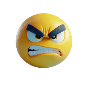 Angry 3D Emoji V2 Vinyl Car Decal Sticker – Waterproof & UV-Resistant 8" Angry 3D Emoji V2 Vinyl Car Decal Sticker – Waterproof & UV-Resistant 8"