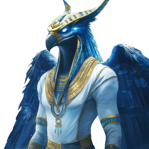 God Thoth Cartoon Vinyl Car Decal Sticker – Waterproof & UV-Resistant 8"