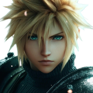 Final Fantasy Cloud Vinyl Car Decal Sticker – Waterproof & UV-Resistant 8" Final Fantasy Cloud Vinyl Car Decal Sticker – Waterproof & UV-Resistant 8"