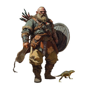 Dwarf Druid Darksun Vinyl Car Decal Sticker – Waterproof & UV-Resistant 8" Dwarf Druid Darksun Vinyl Car Decal Sticker – Waterproof & UV-Resistant 8"