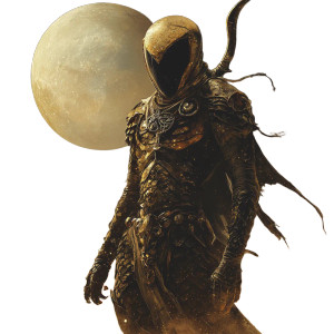 Moon Priest Vinyl Car Decal Sticker – Waterproof & UV-Resistant 8"