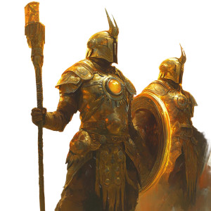 Solarpunk Mesopotamian Army Vinyl Car Decal Sticker – Waterproof & UV-Resistant 8"