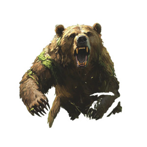 Savage Bear Defense Vinyl Car Decal Sticker – Waterproof & UV-Resistant 8"