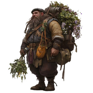 Traveled Dwarven Male Vinyl Car Decal Sticker – Waterproof & UV-Resistant 8"