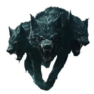 Three-Headed Hellhound V3 Vinyl Car Decal Sticker – Waterproof & UV-Resistant 8" Three-Headed Hellhound V3 Vinyl Car Decal Sticker – Waterproof & UV-Resistant 8"