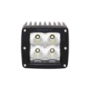 TFX LED Driving Light | 90° Flood Beam 3" Cube | 1920 Raw Lumens - Bright & Wide Beam | IP67 Rated