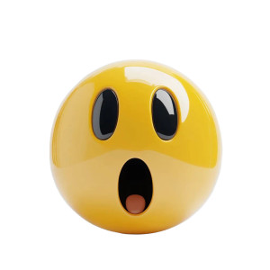 Shocked Yellow Emoji Vinyl Car Decal Sticker – Waterproof & UV-Resistant 8" Shocked Yellow Emoji Vinyl Car Decal Sticker – Waterproof & UV-Resistant 8"