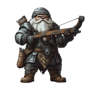 Dwarf Bounty Hunter Vinyl Car Decal Sticker – Waterproof & UV-Resistant 8"