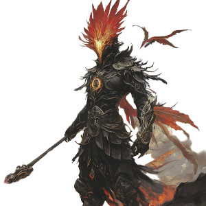 Rooster-Knight Artwork Vinyl Car Decal Sticker – Waterproof & UV-Resistant 8"