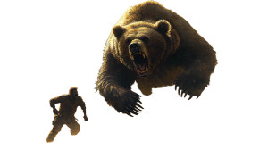 Enraged Bear Charge Vinyl Car Decal Sticker – Waterproof & UV-Resistant 8"