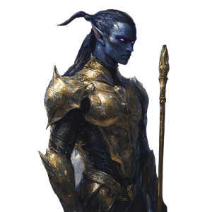 Epic Drow Warrior Vinyl Car Decal Sticker – Waterproof & UV-Resistant 8"