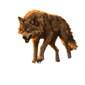 Savage Fantasy Wolf Vinyl Car Decal Sticker – Waterproof & UV-Resistant 8"