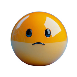 Sad Emoji Ball Vinyl Car Decal Sticker – Waterproof & UV-Resistant 8" Sad Emoji Ball Vinyl Car Decal Sticker – Waterproof & UV-Resistant 8"