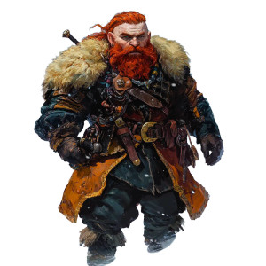 Snowy Dwarf Rogue Vinyl Car Decal Sticker – Waterproof & UV-Resistant 8"