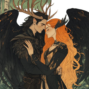 Ethereal Forest Guardians Vinyl Car Decal Sticker – Waterproof & UV-Resistant 8"