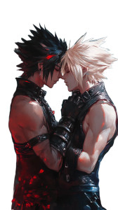 Evil Tidus Kiss Vinyl Car Decal Sticker – Waterproof & UV-Resistant 8"