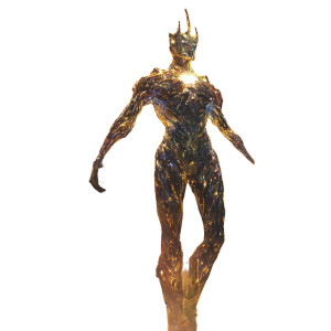 Cosmic Titan Vinyl Car Decal Sticker – Waterproof & UV-Resistant 8"