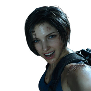 Jill Valentine Selfie Vinyl Car Decal Sticker – Waterproof & UV-Resistant 8"