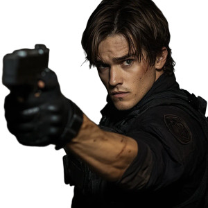 Brenton Thwaites As Leon Kennedy Vinyl Car Decal Sticker – Waterproof & UV-Resistant 8"