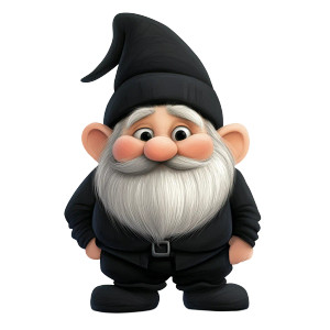 Cartoon Dwarf Vinyl Car Decal Sticker – Waterproof & UV-Resistant 8"