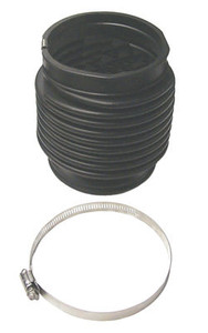 Durable Rubber Outboard Motor Exhaust Bellows | Fits Mercruiser | with Hose Clamp & Ground Clip