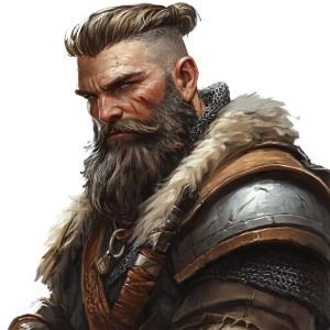 Half Dwarven Fighter Vinyl Car Decal Sticker – Waterproof & UV-Resistant 8"