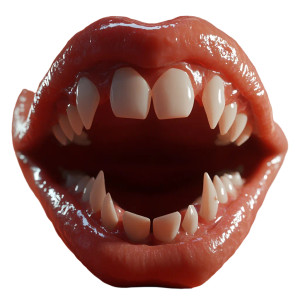 Fanged Smile Vinyl Car Decal Sticker – Waterproof & UV-Resistant 8" Fanged Smile Vinyl Car Decal Sticker – Waterproof & UV-Resistant 8"
