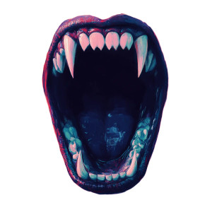 Screaming Dracula Vampire Vinyl Car Decal Sticker – Waterproof & UV-Resistant 8"