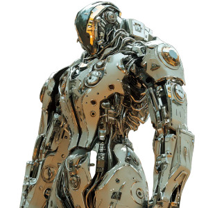 Mecha Warrior V3 Vinyl Car Decal Sticker – Waterproof & UV-Resistant 8"