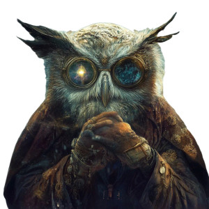 Intuitus The Wise Vinyl Car Decal Sticker – Waterproof & UV-Resistant 8"