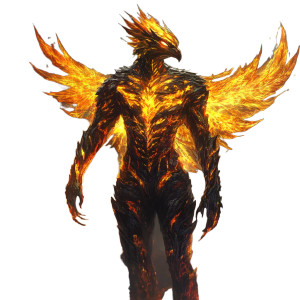 Phoenix Humanoid Vinyl Car Decal Sticker – Waterproof & UV-Resistant 8" Phoenix Humanoid Vinyl Car Decal Sticker – Waterproof & UV-Resistant 8"