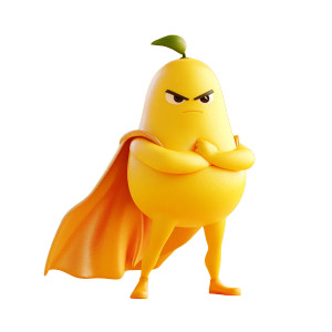 Superhero Mango Vinyl Car Decal Sticker – Waterproof & UV-Resistant 8" Superhero Mango Vinyl Car Decal Sticker – Waterproof & UV-Resistant 8"