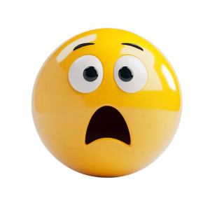 Frightened Yellow Emoji Vinyl Car Decal Sticker – Waterproof & UV-Resistant 8" Frightened Yellow Emoji Vinyl Car Decal Sticker – Waterproof & UV-Resistant 8"