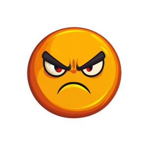 Angry Emoji Icon V2 Vinyl Car Decal Sticker – Waterproof & UV-Resistant 8" Angry Emoji Icon V2 Vinyl Car Decal Sticker – Waterproof & UV-Resistant 8"