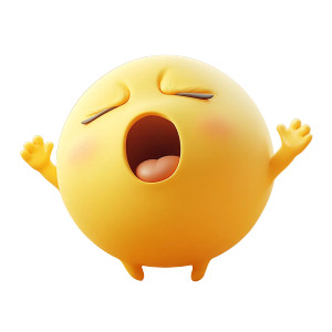 Sleepy Emoji Stretching Vinyl Car Decal Sticker – Waterproof & UV-Resistant 8" Sleepy Emoji Stretching Vinyl Car Decal Sticker – Waterproof & UV-Resistant 8"
