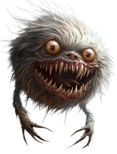 Twisted Floating Monster Vinyl Car Decal Sticker – Waterproof & UV-Resistant 8"