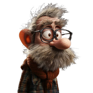 2D Yorkshireman Character Vinyl Car Decal Sticker – Waterproof & UV-Resistant 8"