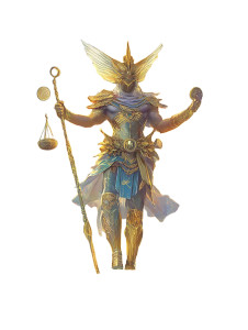 Celestial Guardian Tarot Vinyl Car Decal Sticker – Waterproof & UV-Resistant 8"