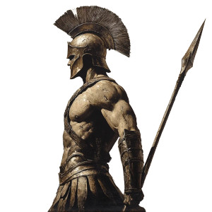 Spartan Soldier Vinyl Car Decal Sticker – Waterproof & UV-Resistant 8" Spartan Soldier Vinyl Car Decal Sticker – Waterproof & UV-Resistant 8"