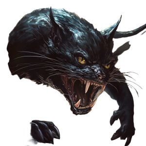 Drooling Displacer Beast Vinyl Car Decal Sticker – Waterproof & UV-Resistant 8"