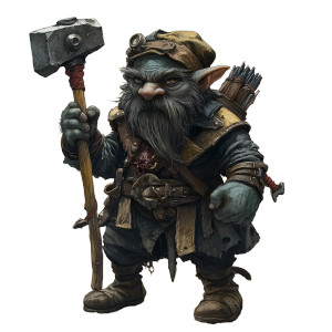 Gnome Adventurer V3 Vinyl Car Decal Sticker – Waterproof & UV-Resistant 8"